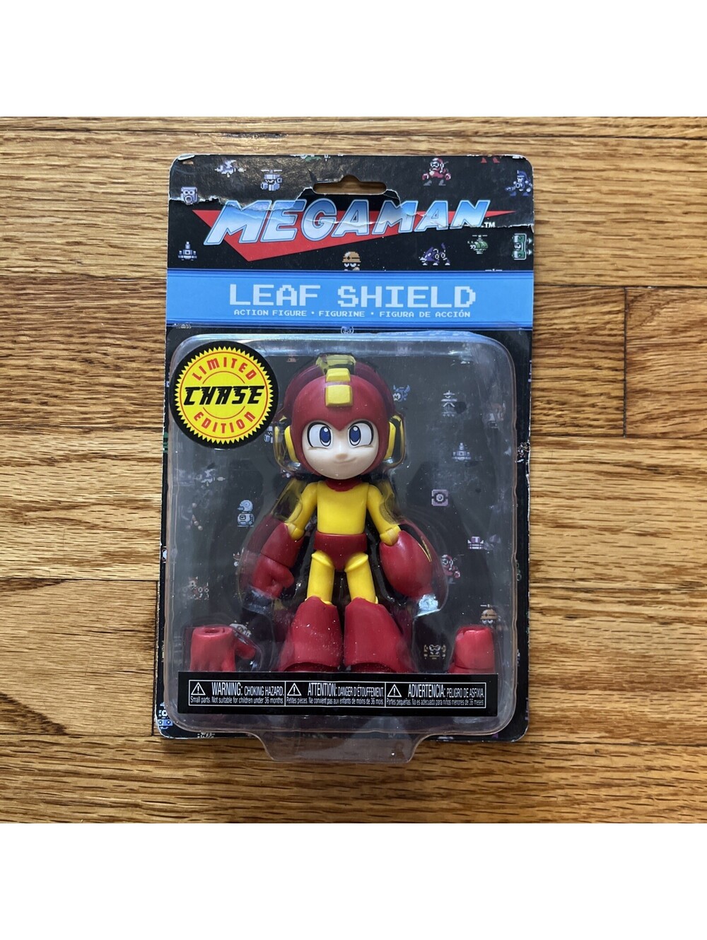 2018 Funko Mega Man Leaf Shield Red Atomic Fire Chase Funko 4.5" Figure New